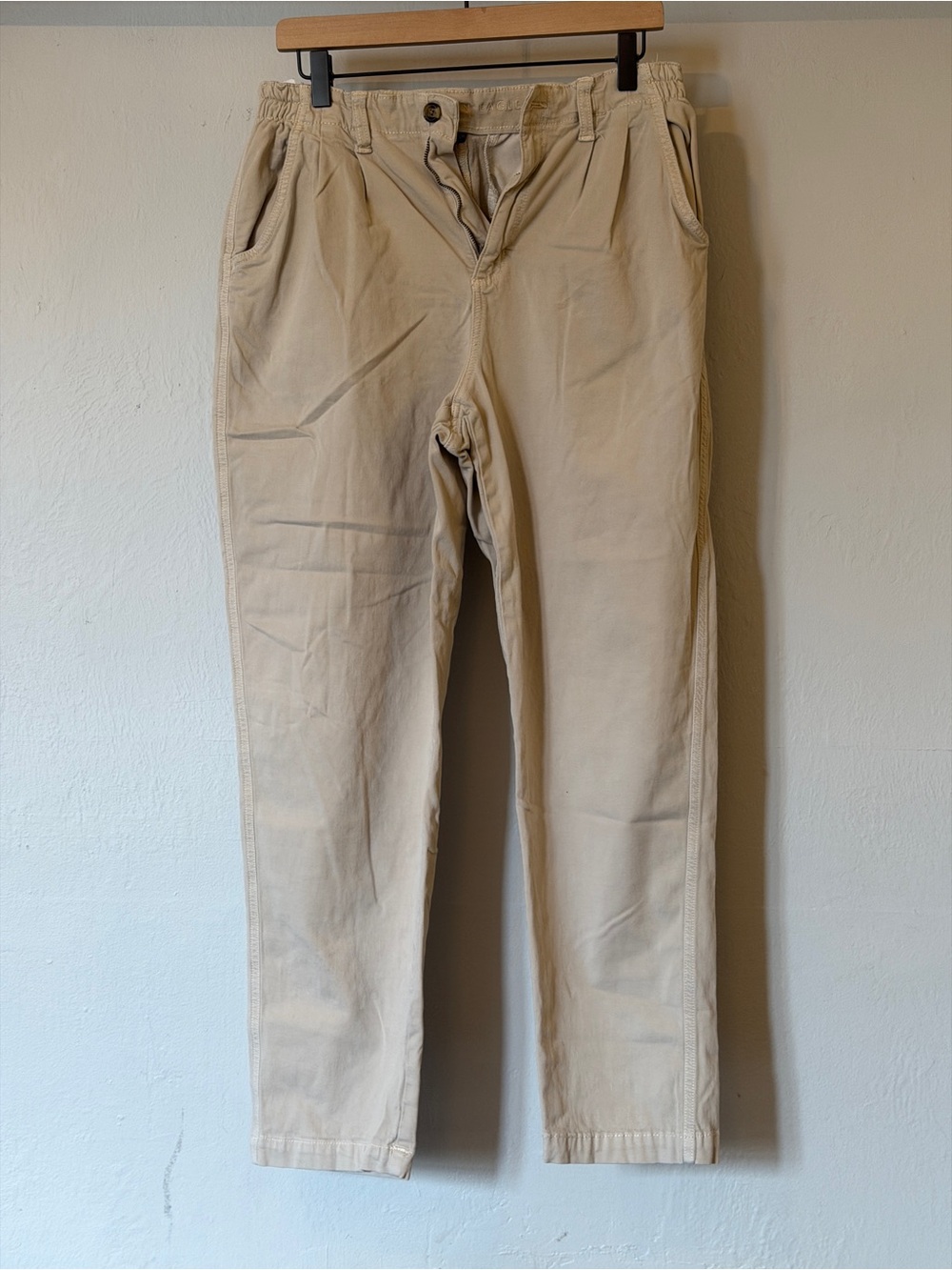 American Eagle Outfitters Tan Cotton Chinos